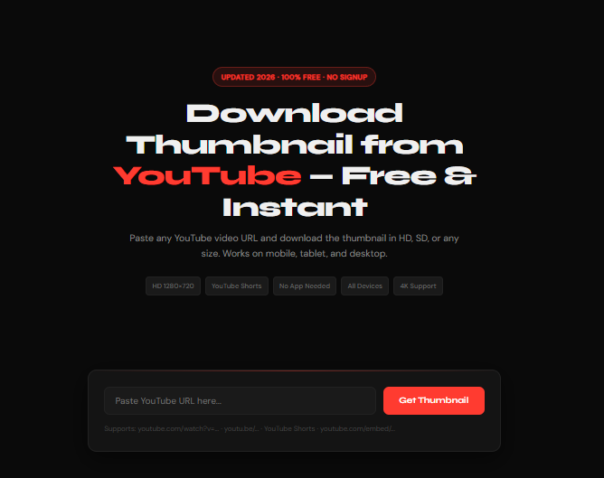 How to download a YouTube thumbnail